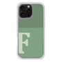 Slim Protection Case［ オリジナル - initial two tone - F green ］