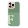 Slim Protection Case［ オリジナル - initial two tone - F green ］