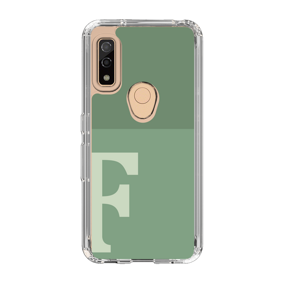 Slim Protection Case［ Original - initial two tone - F green ］