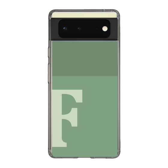 Slim Protection Case［ Original - initial two tone - F green ］