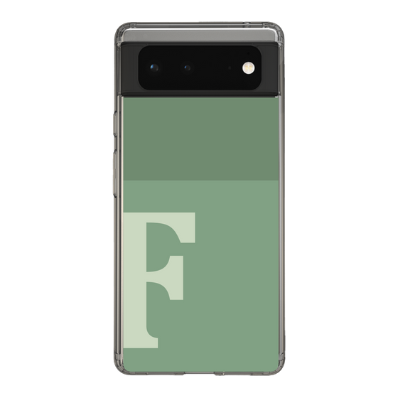 Slim Protection Case［ Original - initial two tone - F green ］