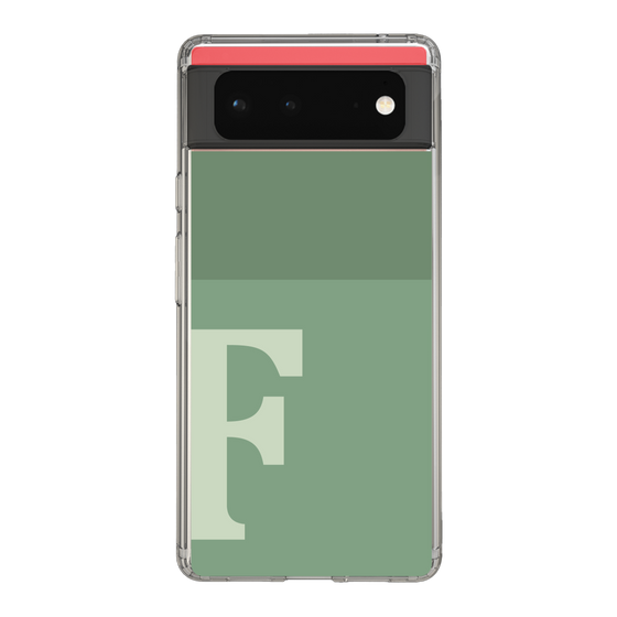 Slim Protection Case［ Original - initial two tone - F green ］