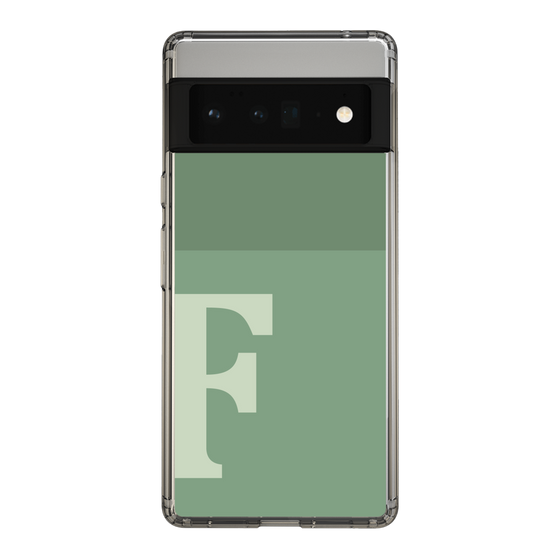 Slim Protection Case［ Original - initial two tone - F green ］