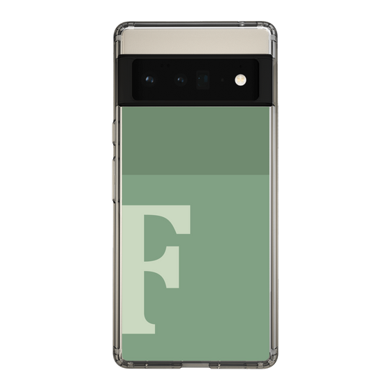 Slim Protection Case［ Original - initial two tone - F green ］