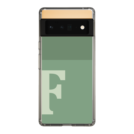 Slim Protection Case［ Original - initial two tone - F green ］