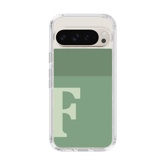 Slim Protection Case［ Original - initial two tone - F green ］