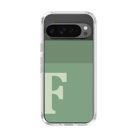 Slim Protection Case［ Original - initial two tone - F green ］