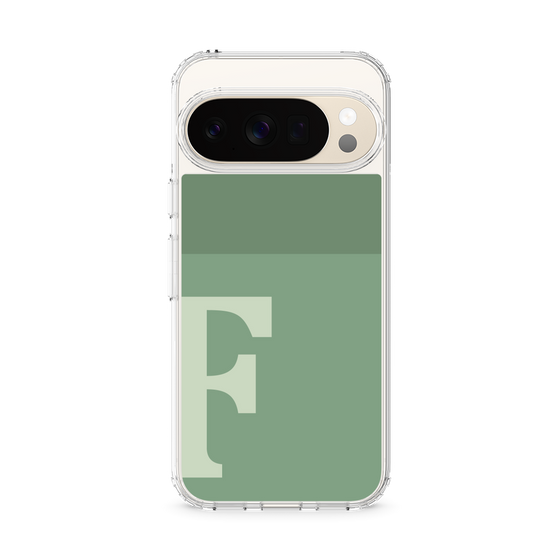 Slim Protection Case［ Original - initial two tone - F green ］