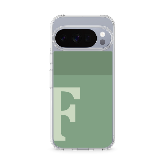 Slim Protection Case［ Original - initial two tone - F green ］