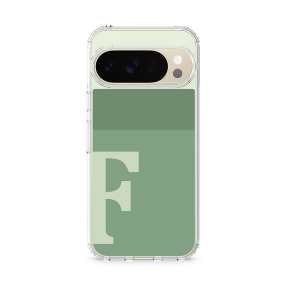 Slim Protection Case［ Original - initial two tone - F green ］