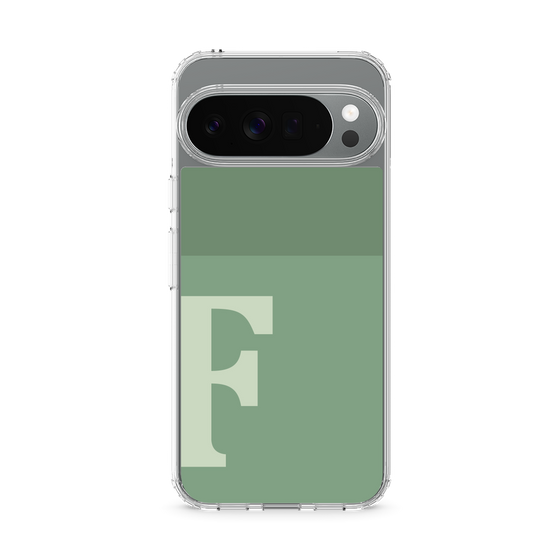 Slim Protection Case［ Original - initial two tone - F green ］