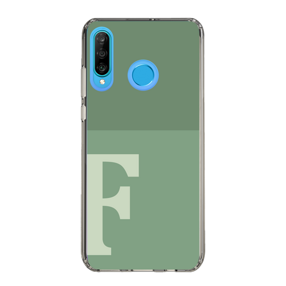 Slim Protection Case［ Original - initial two tone - F green ］