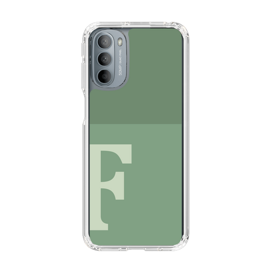 Slim Protection Case［ Original - initial two tone - F green ］