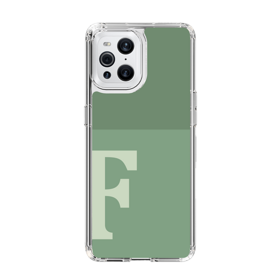 Slim Protection Case［ Original - initial two tone - F green ］
