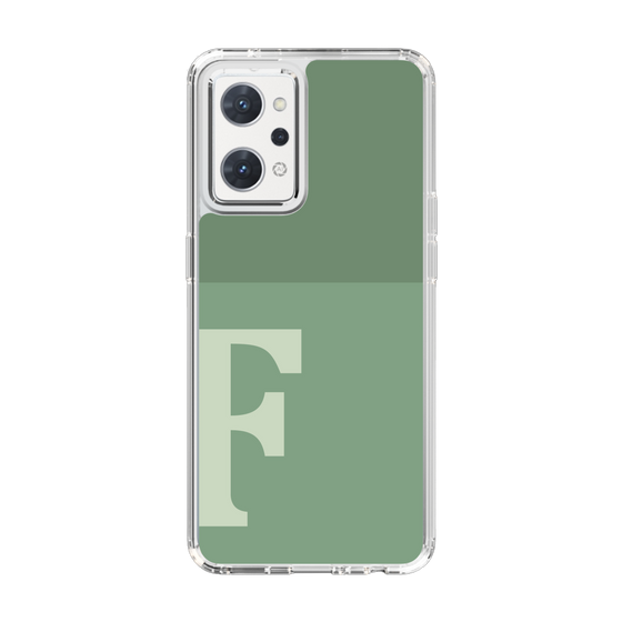 Slim Protection Case［ Original - initial two tone - F green ］
