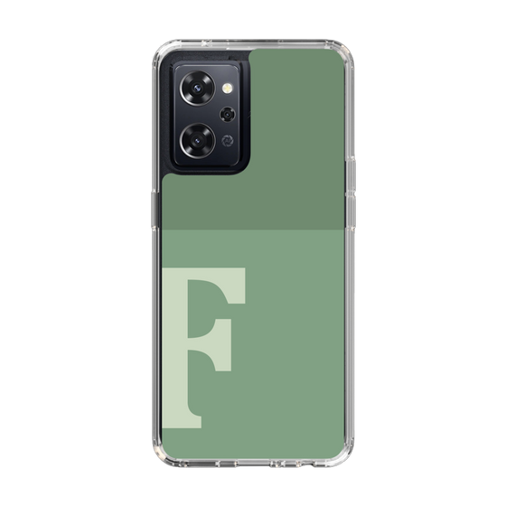 Slim Protection Case［ オリジナル - initial two tone - F green ］
