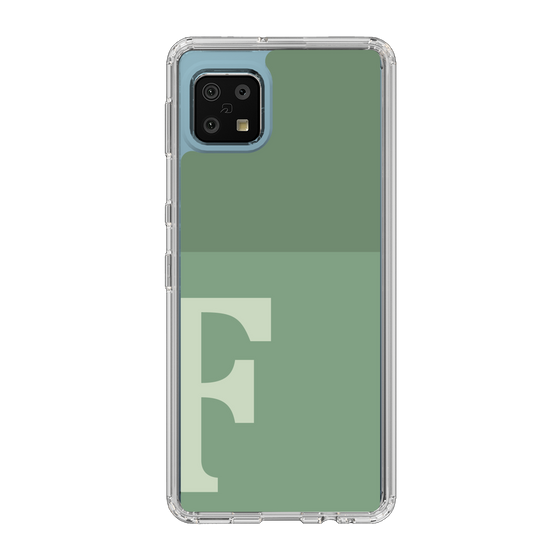 Slim Protection Case［ Original - initial two tone - F green ］