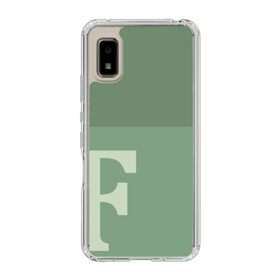 Slim Protection Case［ Original - initial two tone - F green ］