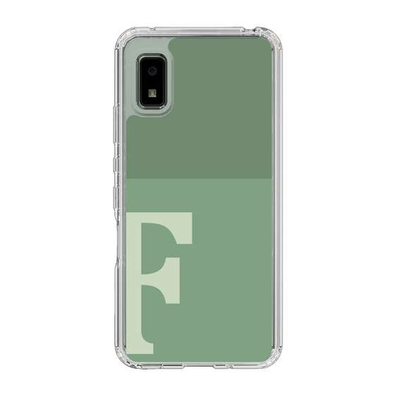 Slim Protection Case［ Original - initial two tone - F green ］