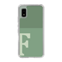Slim Protection Case［ Original - initial two tone - F green ］