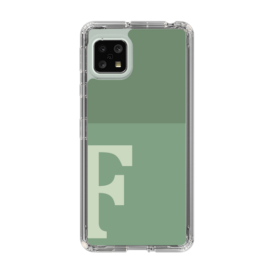 Slim Protection Case［ Original - initial two tone - F green ］