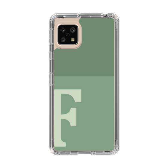 Slim Protection Case［ Original - initial two tone - F green ］