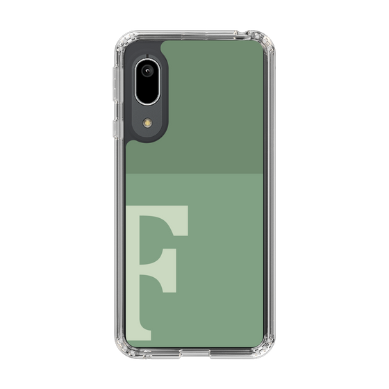 Slim Protection Case［ Original - initial two tone - F green ］