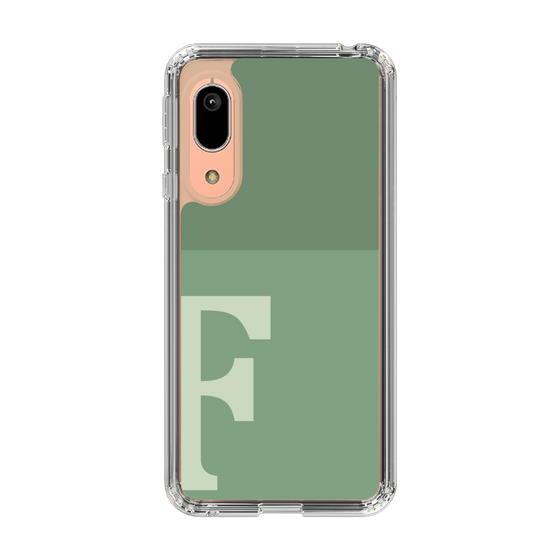 Slim Protection Case［ Original - initial two tone - F green ］