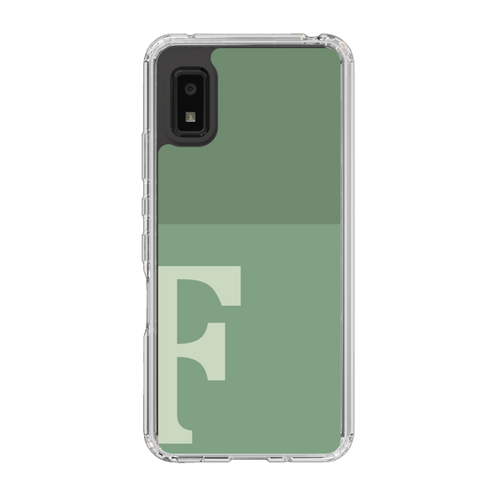 Slim Protection Case［ Original - initial two tone - F green ］