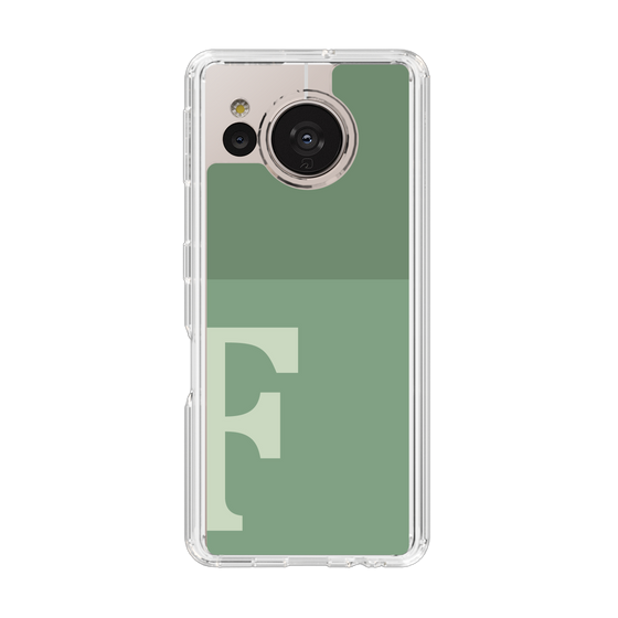 Slim Protection Case［ Original - initial two tone - F green ］