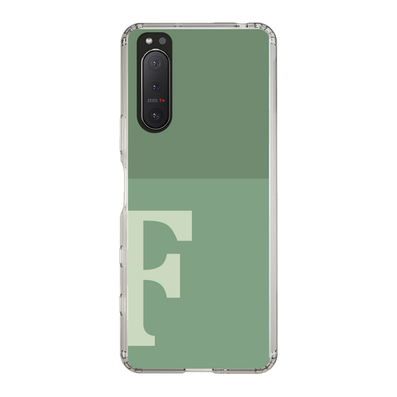 Slim Protection Case［ Original - initial two tone - F green ］