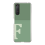 Slim Protection Case［ Original - initial two tone - F green ］