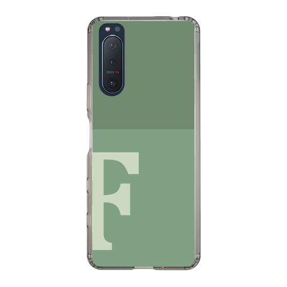 Slim Protection Case［ Original - initial two tone - F green ］