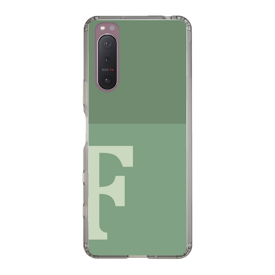 Slim Protection Case［ Original - initial two tone - F green ］