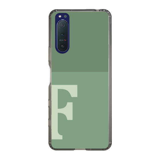Slim Protection Case［ Original - initial two tone - F green ］