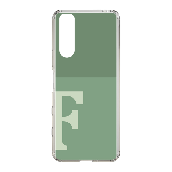 Slim Protection Case［ Original - initial two tone - F green ］