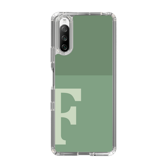 Slim Protection Case［ Original - initial two tone - F green ］