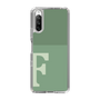 Slim Protection Case［ Original - initial two tone - F green ］