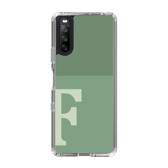 Slim Protection Case［ Original - initial two tone - F green ］