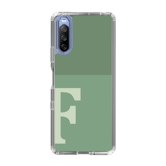 Slim Protection Case［ Original - initial two tone - F green ］