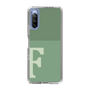 Slim Protection Case［ Original - initial two tone - F green ］