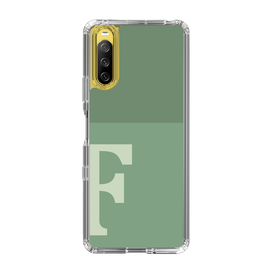 Slim Protection Case［ Original - initial two tone - F green ］