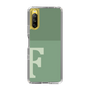 Slim Protection Case［ Original - initial two tone - F green ］