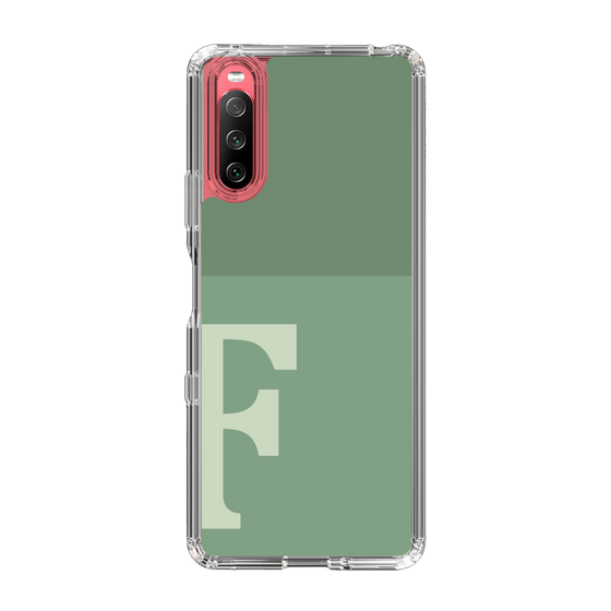 Slim Protection Case［ Original - initial two tone - F green ］