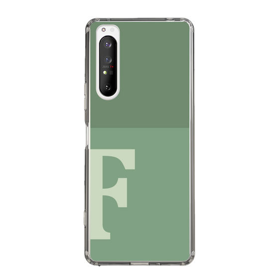 Slim Protection Case［ Original - initial two tone - F green ］