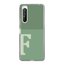 Slim Protection Case［ Original - initial two tone - F green ］