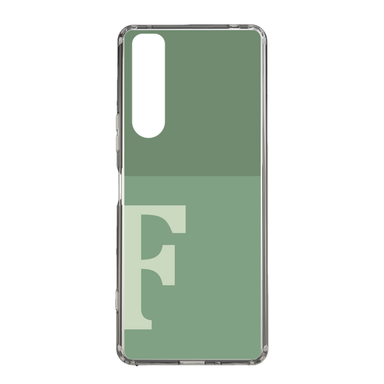 Slim Protection Case［ Original - initial two tone - F green ］