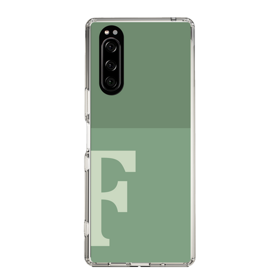 Slim Protection Case［ Original - initial two tone - F green ］