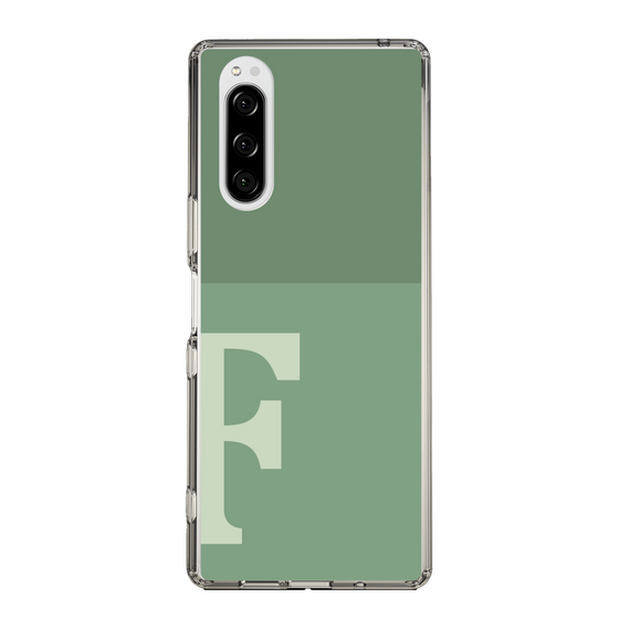 Slim Protection Case［ Original - initial two tone - F green ］
