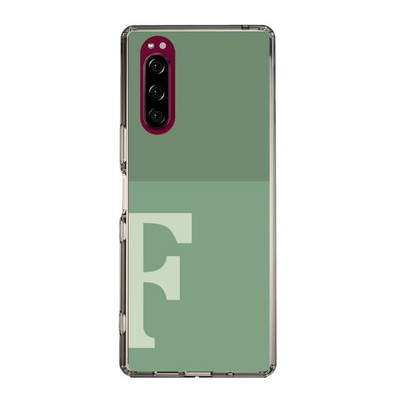 Slim Protection Case［ Original - initial two tone - F green ］